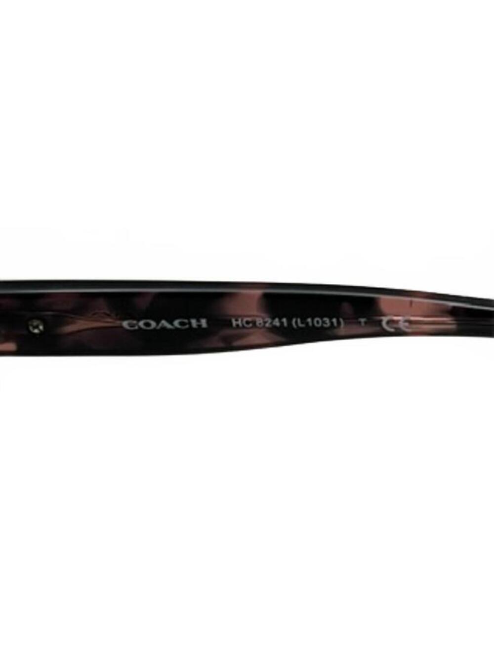 Coach HC8241 Tortoise Oval Sunglasses Brown Lens Frame Only - Picture 3 of 5